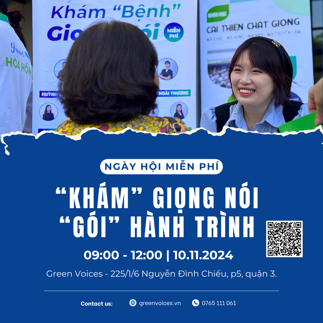 NGÀY HỘI: "KHÁM" GIỌNG NÓI - "GÓI" HÀNH TRÌNH - HOÀN TOÀN MIỄN PHÍ